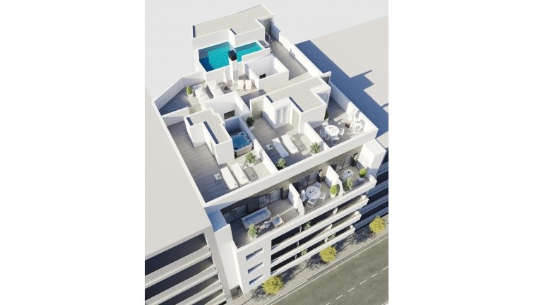 Asunto - Ylimmän kerroksen asunto - Uudistuotanto - Torrevieja - Torrevieja