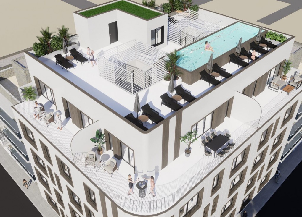 Obra nueva - Apartamento - Apartamento en el último piso - Torrevieja - Acequion