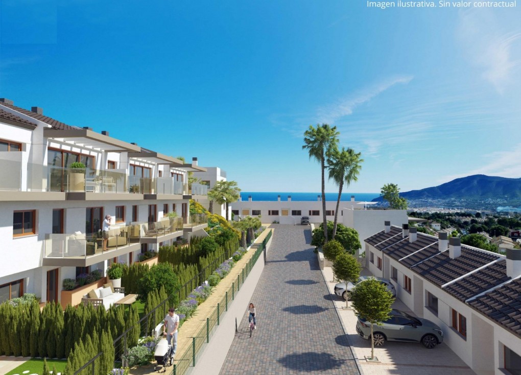 Obra nueva - Casa adosada - La Nucía