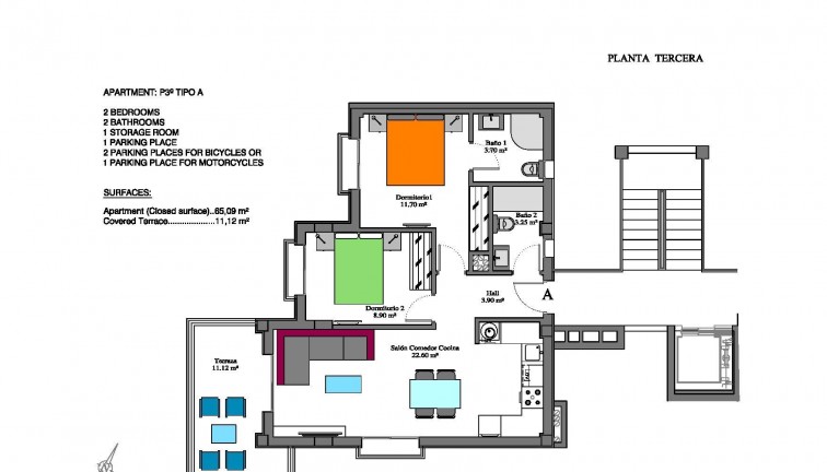 Obra nueva - Apartamento - Apartamento en el último piso - Orihuela Costa - Las Filipinas