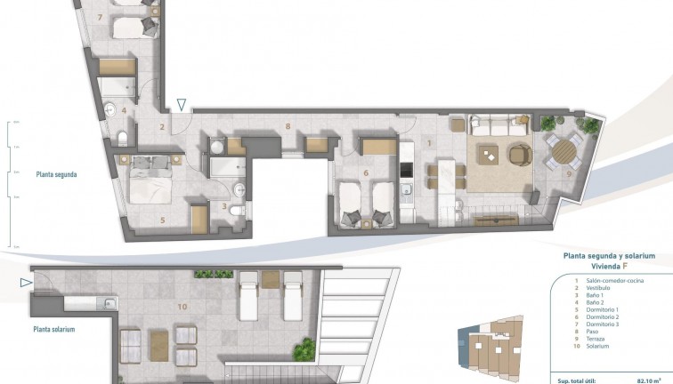 Nybyggen -  Bostad - Översta våningen  - San Pedro del Pinatar