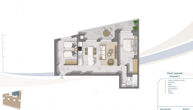 New Build - Apartment - Top Floor Apartment - San Pedro del Pinatar