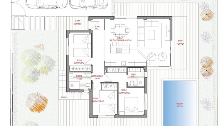 Uudistuotanto - Erillistalo - Polop - La Alberca