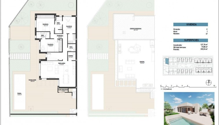 Obra nueva - Chalet - Los Alcazares - Serena Golf