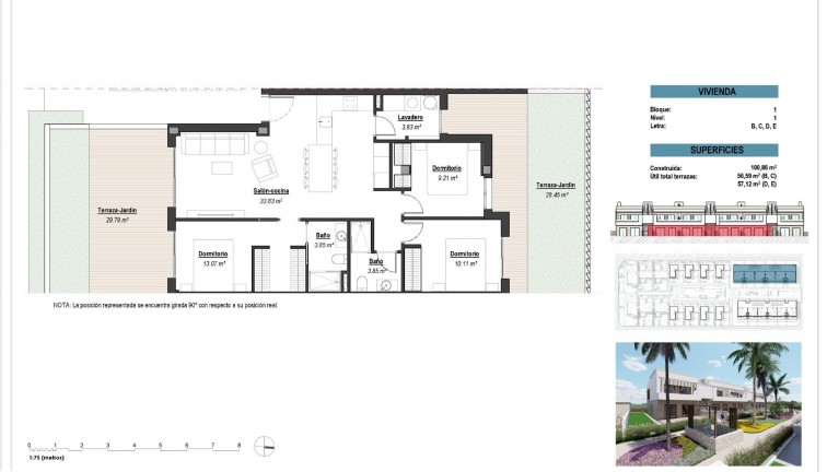 Obra nueva - Bungalow - Los Alcazares - Serena Golf