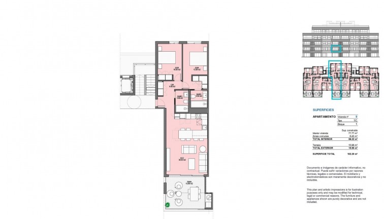 Obra nueva - Apartamento / piso - Torre Pacheco