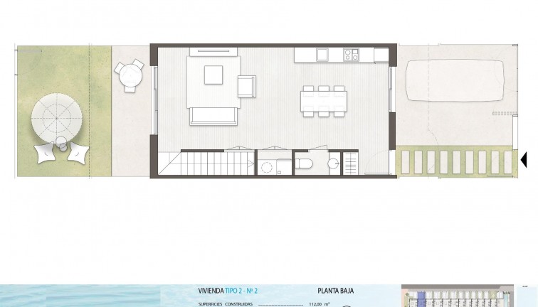 Obra nueva - Casa adosada - Pilar de la Horadada