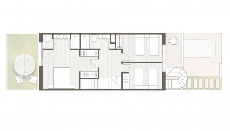 Obra nueva - Casa adosada - Pilar de la Horadada