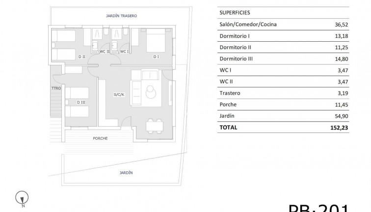 New Build - Bungalow - San Miguel de Salinas