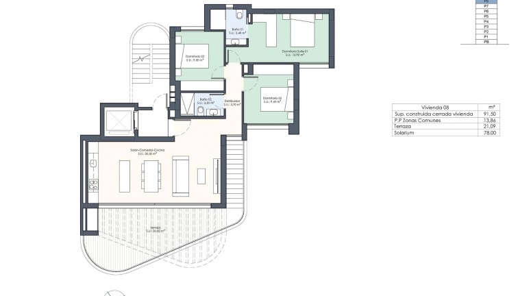 Obra nueva - Apartamento - Apartamento en el último piso - Guardamar del Segura