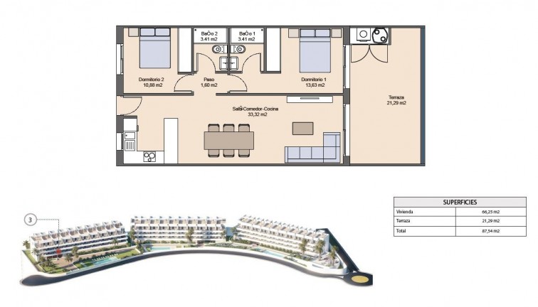 Obra nueva - Apartamento / piso - Finestrat - Balcón De Finestrat