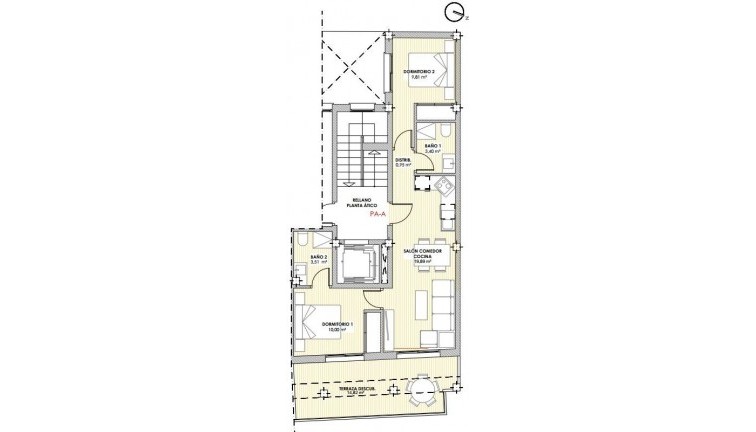 New Build - Apartment - Top Floor Apartment - Torrevieja