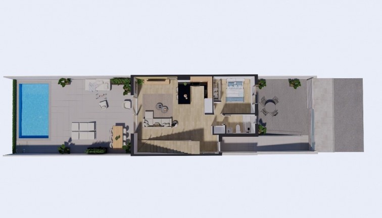 Obra nueva - Casa adosada - Los Alcazares - Serena Golf