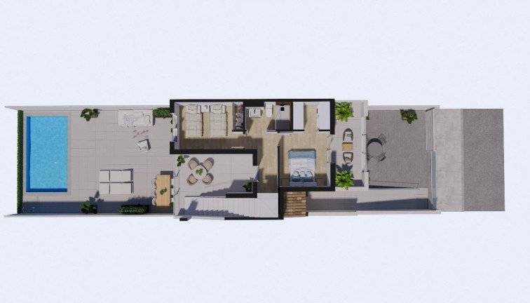 Obra nueva - Casa adosada - Los Alcazares - Serena Golf