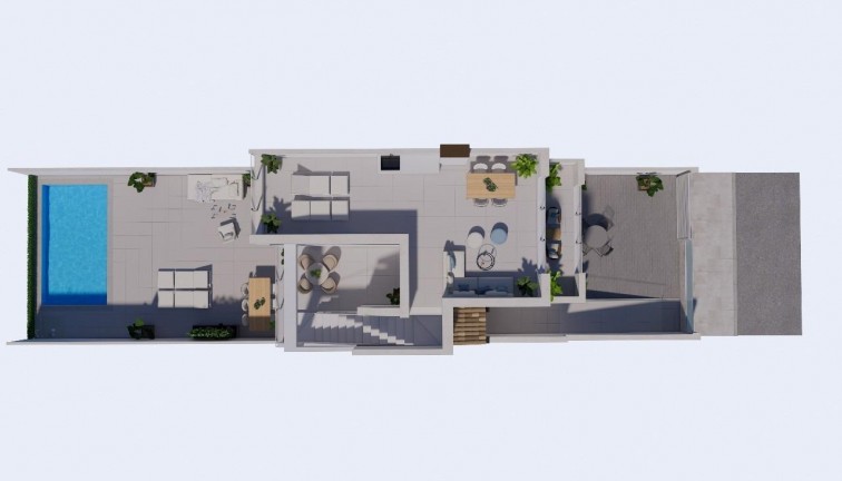 Obra nueva - Casa adosada - Los Alcazares - Serena Golf