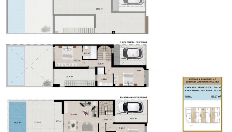 Obra nueva - Casa adosada - San Javier