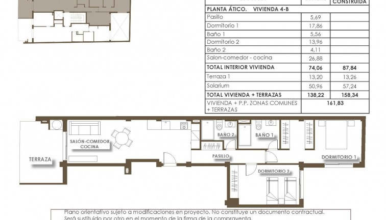 New Build - Apartment - Top Floor Apartment - Torrevieja
