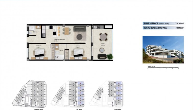 Nybyggen - Lägenhet - La Marina