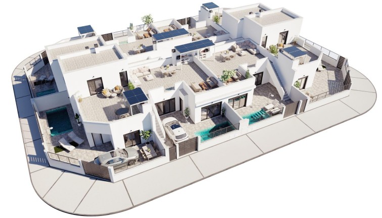 Obra nueva - Casa adosada - Torre Pacheco