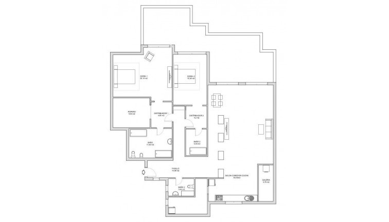 Återförsäljning -  Bostad - Översta våningen  - Orihuela Costa - Campoamor