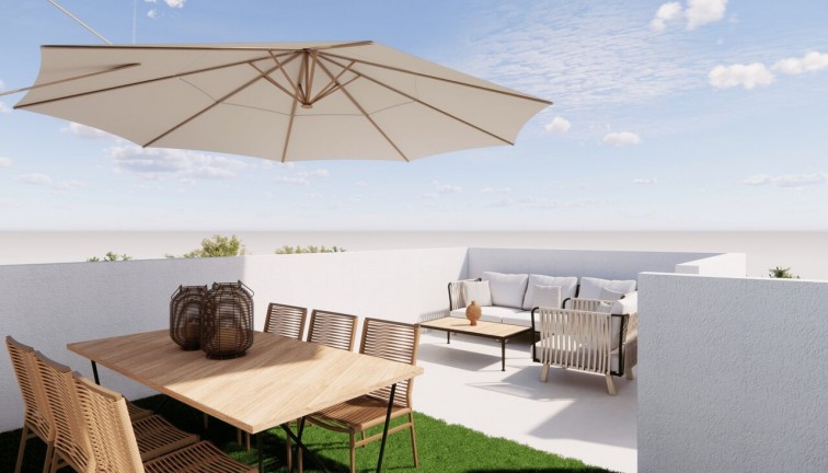 Obra nueva - Casa adosada - Pilar de la Horadada