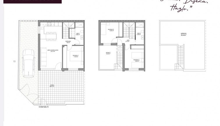 Obra nueva - Casa adosada - Pilar de la Horadada