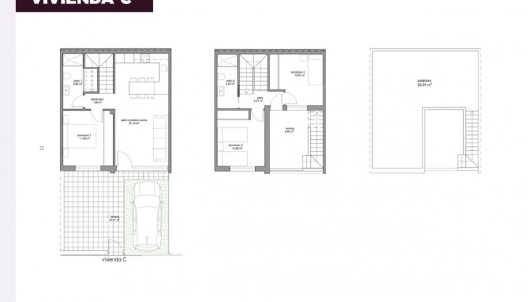 Obra nueva - Casa adosada - Pilar de la Horadada