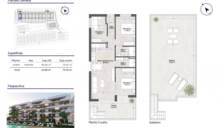 Uudistuotanto - Asunto - Ylimmän kerroksen asunto - San Javier - Santiago de la Ribera