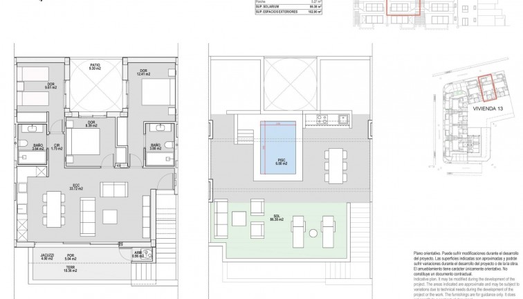 New Build - Bungalow - Pilar de la Horadada