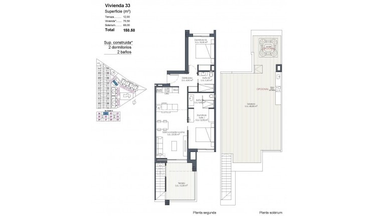 Obra nueva - Apartamento - Apartamento en el último piso - Los Alcazares - Serena Golf