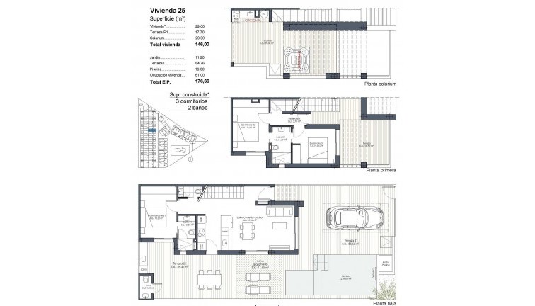 Uudistuotanto - Paritalo/Rivitalo - Los Alcazares - Serena Golf