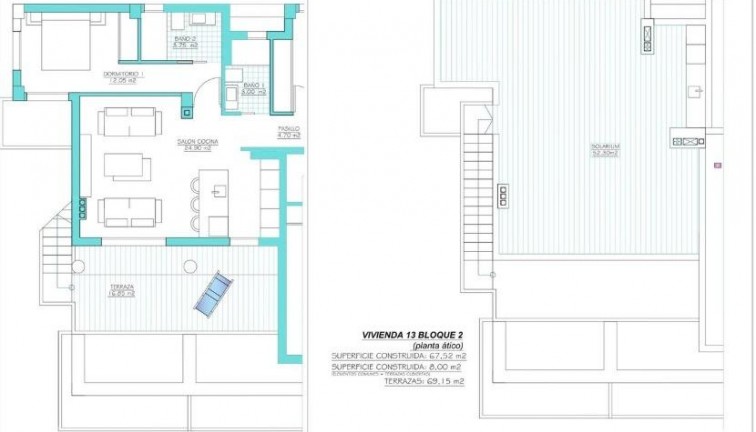 Nybyggen -  Bostad - Översta våningen  - Torre Pacheco