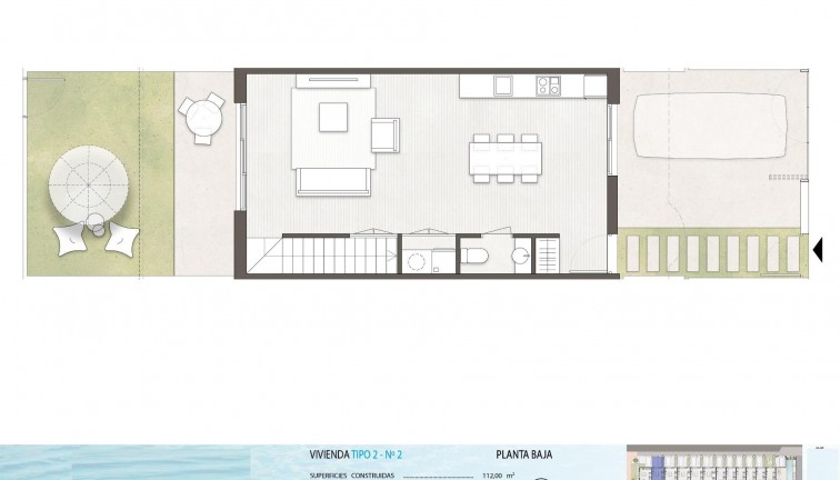 Obra nueva - Casa adosada - Pilar de la Horadada