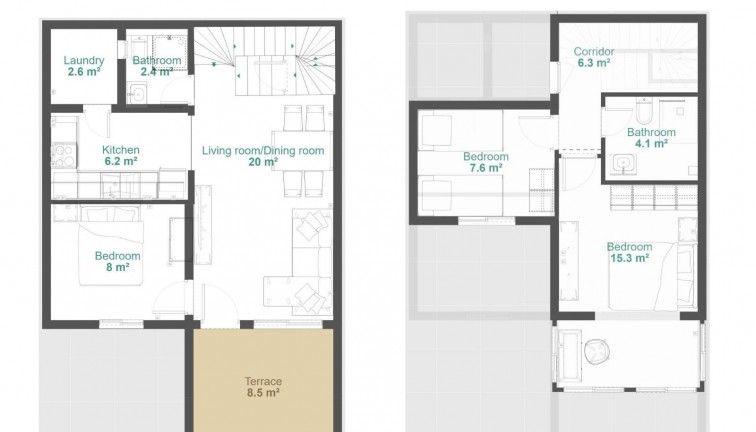 Jälleenmyynti - Paritalo/Rivitalo - Orihuela - Playa Flamenca