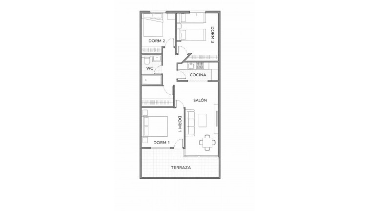 Resale - Apartment - Orihuela Costa - Campoamor