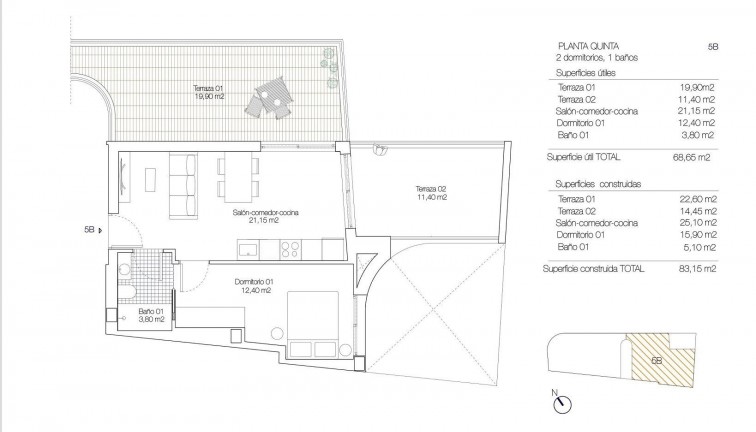 Uudistuotanto - Asunto - Ylimmän kerroksen asunto - Torrevieja - Playa de los Locos