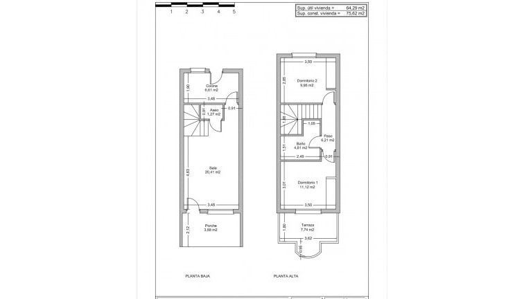 Jälleenmyynti - Paritalo/Rivitalo - Rojales - Ciudad Quesada