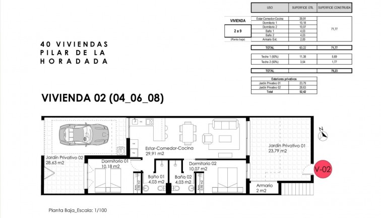Obra nueva - Bungalow - Pilar de la Horadada