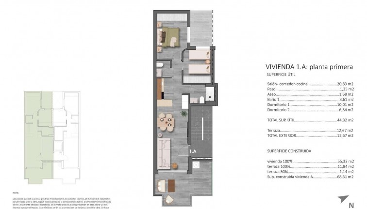 Obra nueva - Apartamento / piso - Pilar de la Horadada - TORRE DE LA HORADADA