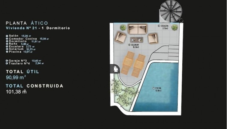 Uudistuotanto - Asunto - Ylimmän kerroksen asunto - Torrevieja