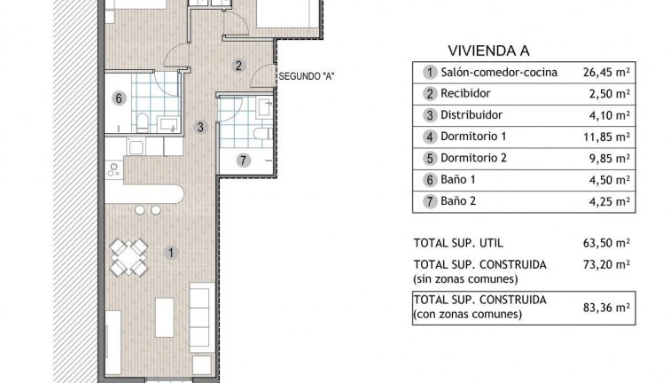 Uudistuotanto - Asunto - Ylimmän kerroksen asunto - Mazarron - Puerto de Mazarron