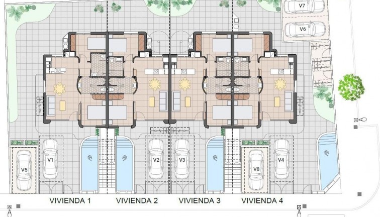 New Build - Bungalow - Pilar de la Horadada
