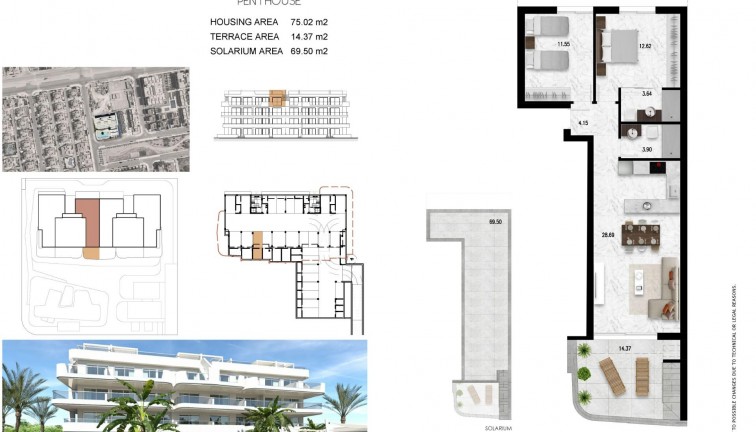 Obra nueva - Apartamento - Apartamento en el último piso - Orihuela Costa - Lomas de Cabo Roig