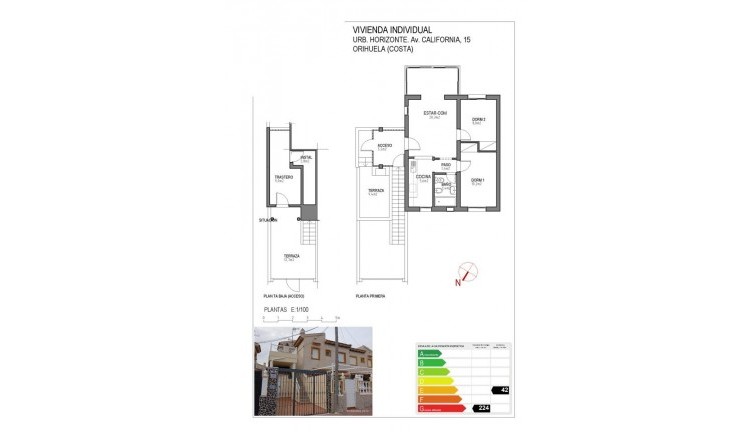 Jälleenmyynti - Bungalow - Orihuela - Avenida de California, 03189