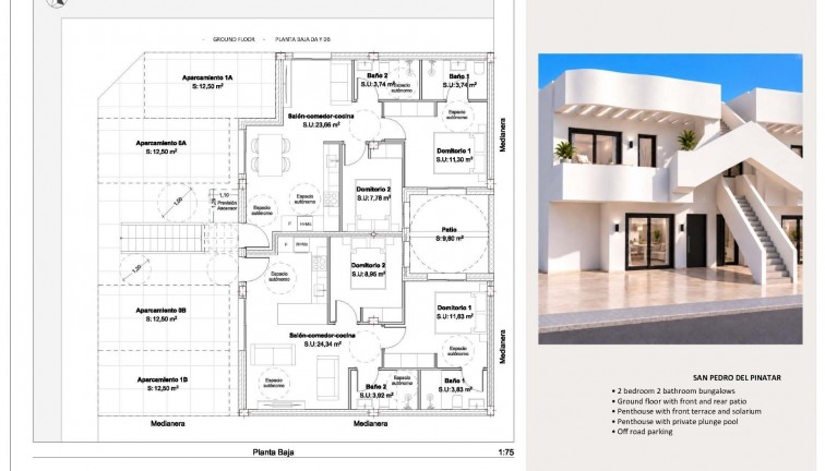 Uudistuotanto - Bungalow - San Pedro del Pinatar - Los Peñascos