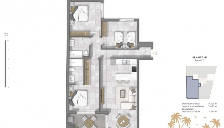 Obra nueva - Apartamento - Apartamento en el último piso - Guardamar del Segura