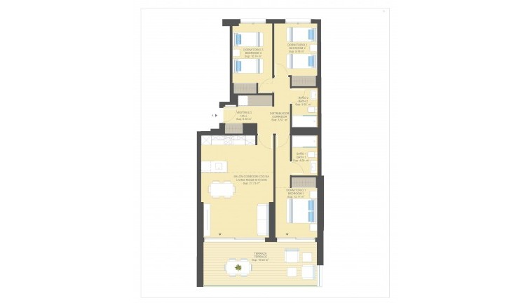 Nybyggen - Lägenhet - Orihuela Costa - Campoamor